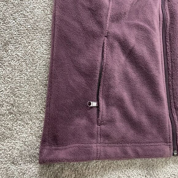 Columbia Jacket Adult Large Purple Soft Fleece Full Zip Pockets Hiking Outdoor - Picture 9 of 14